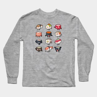 Sushi Toon Family Long Sleeve T-Shirt